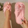 Home Slippers, Comfortable and Warm Open Toed Soft Plush Shoes, Solid Color Indoor Floor Slippers