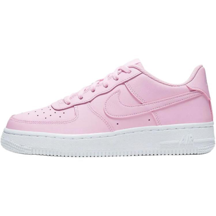 Nike Air Force 1 Leather Low Top Skateboard Shoes Pink Unisex CT6389-600