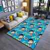 Soccer Cartoon Character Carpet Suitable As a Non-slip Mat for the Living Room or Bedroom Sofa