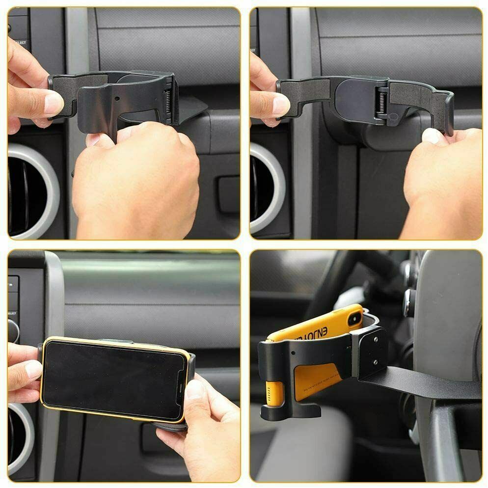 Multi-Function Phone Holder Water Cup Bracket for Jeep Wrangler JK 2007-2010