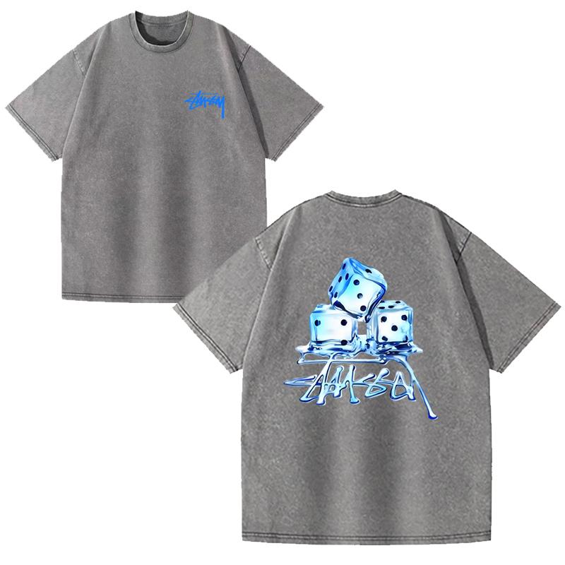 STUSSY　ステューシー　S/S22 DICE PATTERN SHIRT Stussy Dice Pattern Short Sleeve Shirt All-Over 22S s L Used