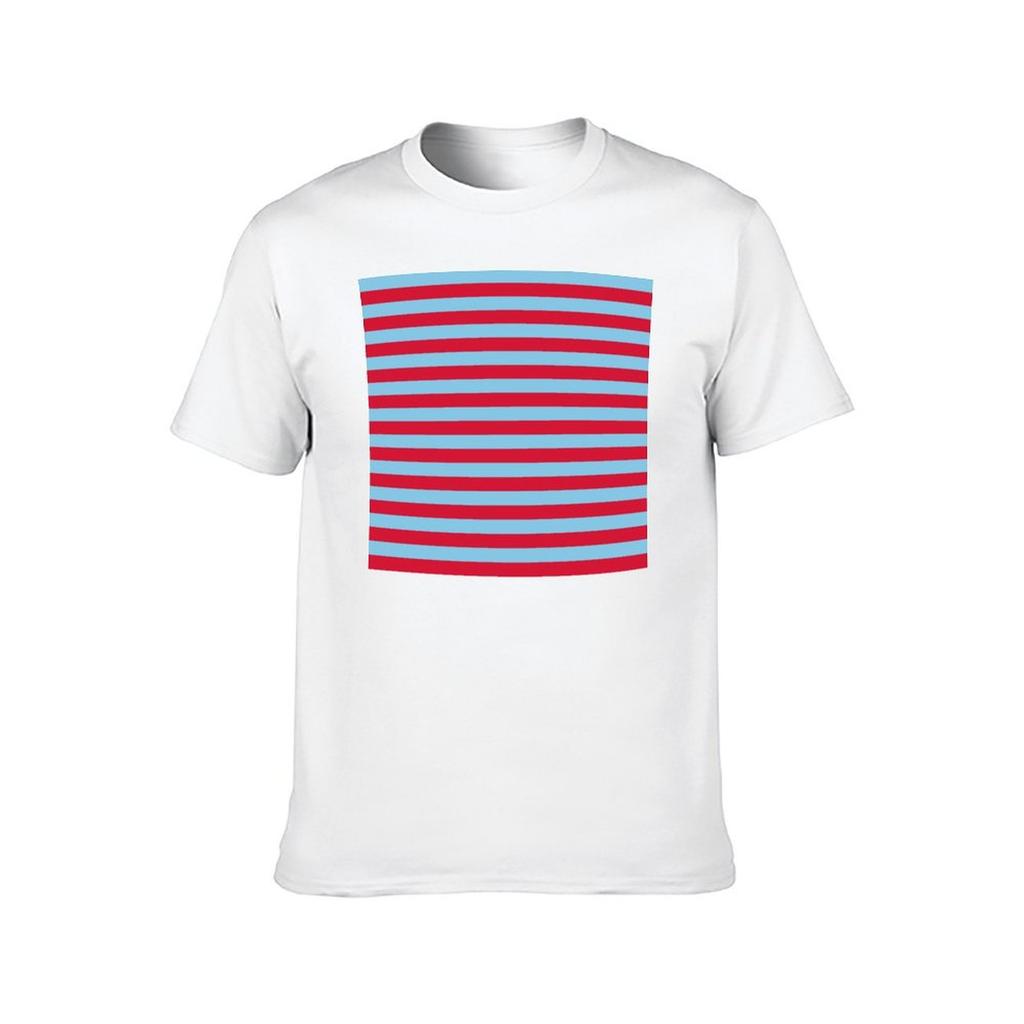 Graphic T-shirt Shirt BABY and STRIPES Black Cotton Man Horizontal RED T BLUE T-Shirt Man Package Plain for Small
