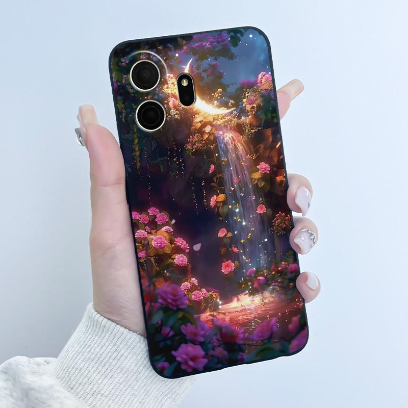 For TCL NxtPaper 70 Pro Case Luxury Cute Love Rabbit Funny Soft Black TPU Silicone Phone Case For TCL NxtPaper70 Pro Back Cover