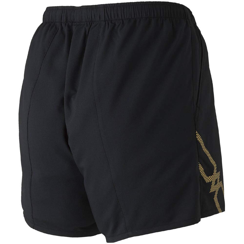 Mizuno JTTA 82JB9005 Table Tennis Game Size M to Japanese Size Men's Pants, Standard, Moisture-Wicking, Quick-Drying, Black/Gold, (Equivalent M)