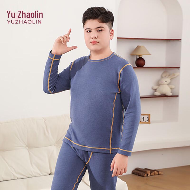 

YUZHAOLIN Мужской комплект термобелья большого размера из де-велюра 3XL