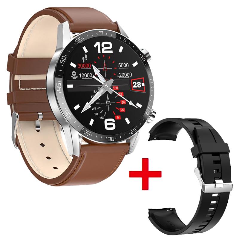 L13 Smartwatch Gt05 Herren Smartwatch EKG PPG Wasserdicht Bluetooth-Anruf Blutdruck Mode Armbänder Armband Fitness Pk L7