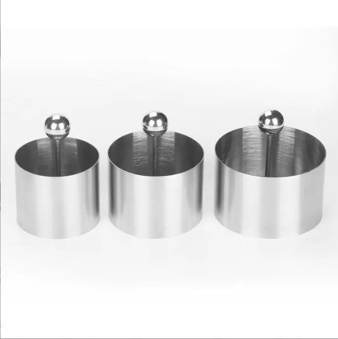 

Molde de acero inoxidable para arroz, postres, pasteles y cocina profesional, set de moldes redondos