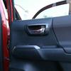 ABS Carbon 4 PCS Door Inner Handle Frame Cover Part For Toyot-a Tacoma 2016-