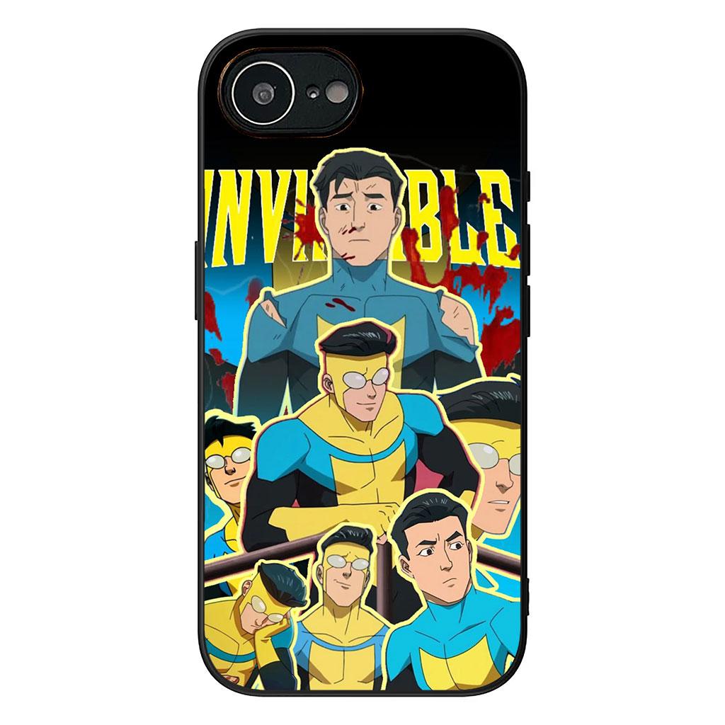 

Чехол для Apple iPhone 16 15 14 Plus 13 12 Mini 17 Pro Max + ProMax 16E Air 16+ 15+ Чехол для телефона Постер I-Invincibles Коллаж iPhone 13