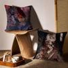 F Silent Hill F Cushion Cover Anti-dustmite Pillowcase Invisible Zipper Silky Short Plush Sofa Cushion Cover
