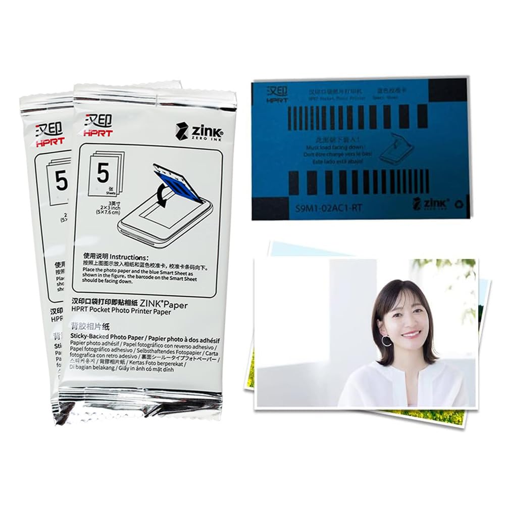 

Meisei Photo Glossy Photo для смартфона ZINK Photo Sticker Set of 10 Paper, Paper, Paper, Printers, Paper, Type,