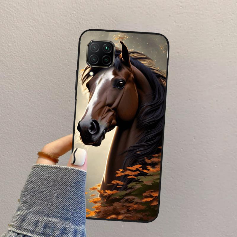 

Animal Majestic Painting Horse For Huawei Nova 3i 7i 8i 11i 12i 9 10 SE Y73 Y90 Y70 Y72 Y61 Y91 P30 P40 Lite P60 Pro Case Huawei Nova 12i