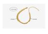 18K Gold Handmade Double Layer Rice Bead Bracelet for Women - European & American Style (E207)