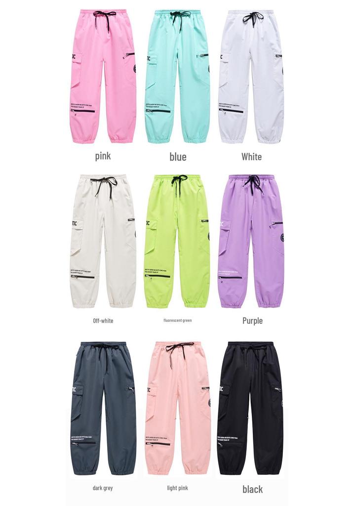 Unisex Winter Ski Suit: Windproof, Water-Repellent Jacket and Pants for Outdoor Snowboarding and Skiing.