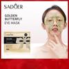 10Pcs Sadoer Peptide Golden Collagen Eye Mask Moisturizing Firming Smooth Anti Dark Circle Eye Patches Eyes Masks Skin Care
