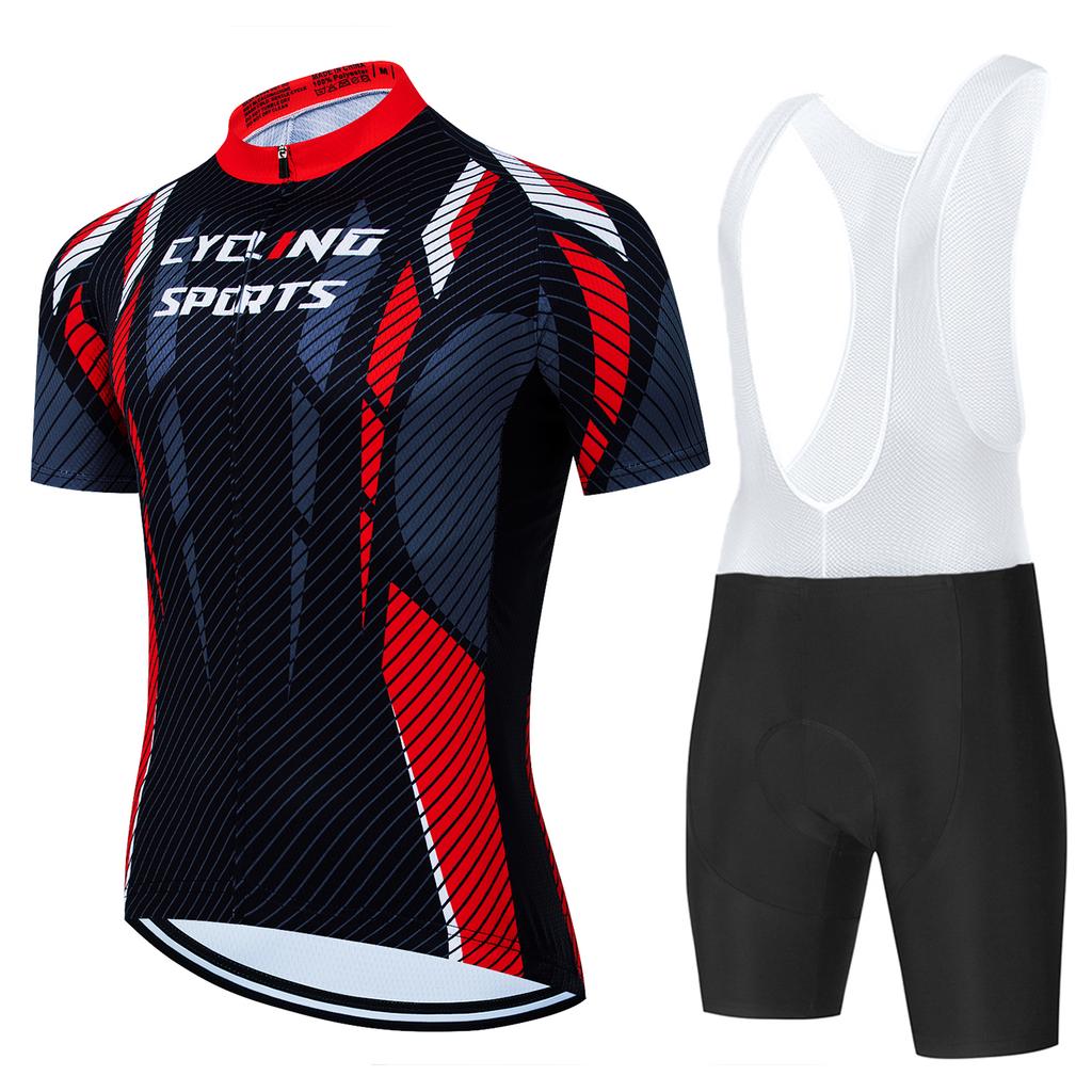 Man Bib Shorts Bi Cycle Jersey Men Mountain Bike Jerseys Mtb Bicycle Clothing Mens Cycling Clothes  2026 Summer Breathable Cycling Suit Set