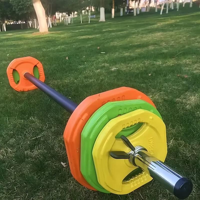 Brangdy Adjustable Rubber-Coated Barbell Set