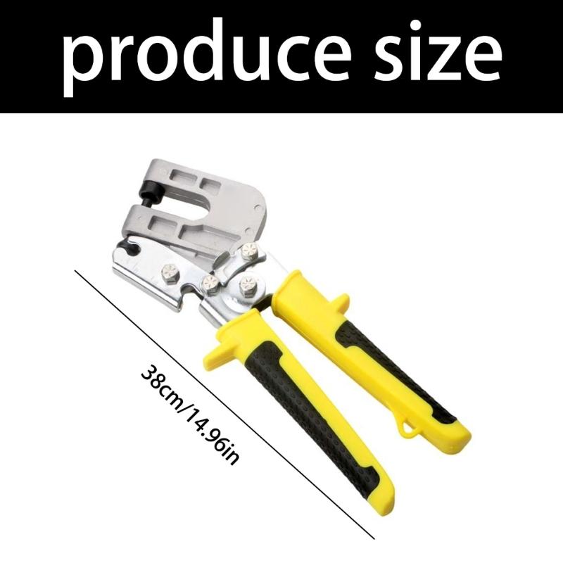Heavy Duties Steel Framing Hole Punch Plier Tool Featuring Leverages Design For Reduced Effort In Drywalls Installation
