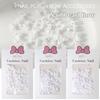 30 Pcs Nail Art Jewelry White Pearlescent Butterfly Jewelry 3D Nail Art Decoration Accessories Supplies For Diy Manicure Design