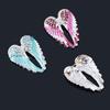 Women Rhinestone Inlaid Angel Wing Brooch Pin Cardigan Scarf Corsage Badge Decor