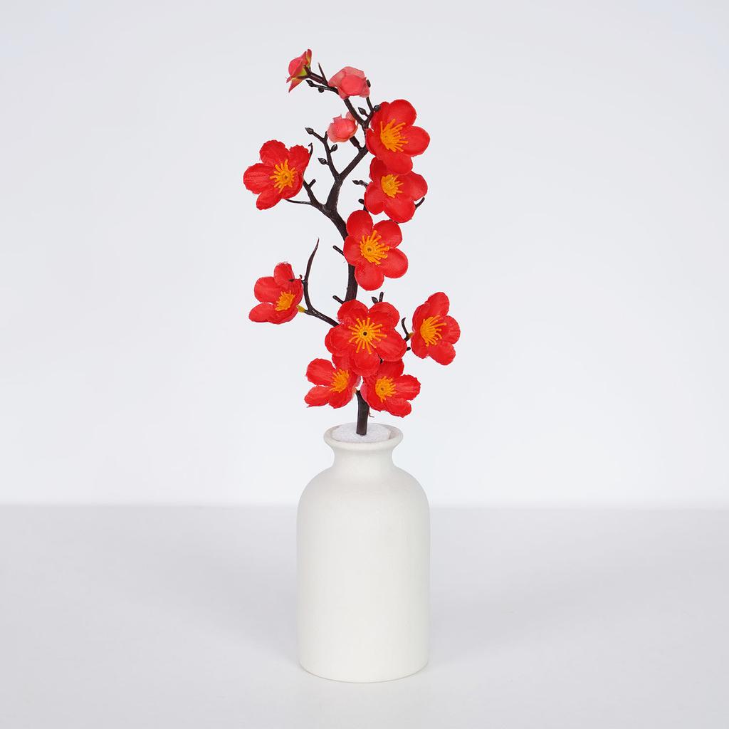 30CM Plum Blossom Branches Artificial Flowers Wedding Home Table Fake Flower Arrangement Decoration