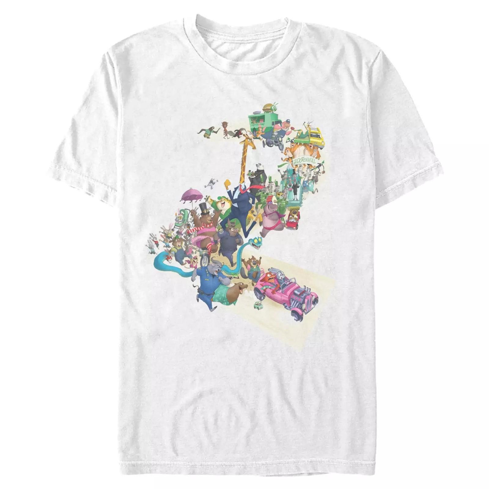 

Zootennial Parade T-Shirt for Adults Zootopia 2 Size S-5XL Reprint 4XL