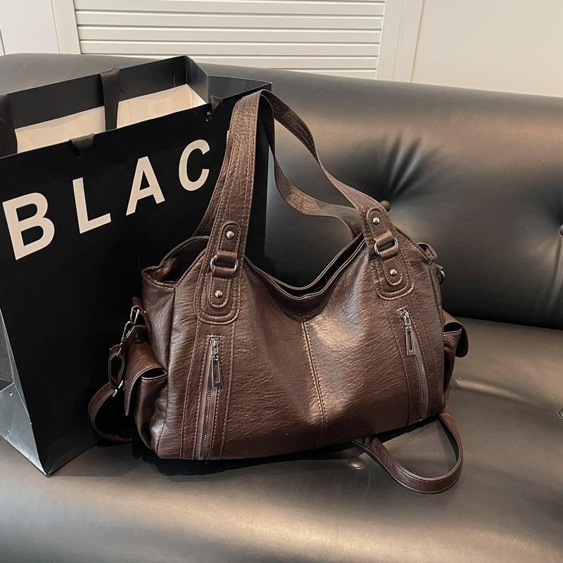 Winter Female Handbag Large Capacity Shoulder Bags Big Tote Bag Ladies Soft Leather Hobos Messenger Bags Women Shopper Bag