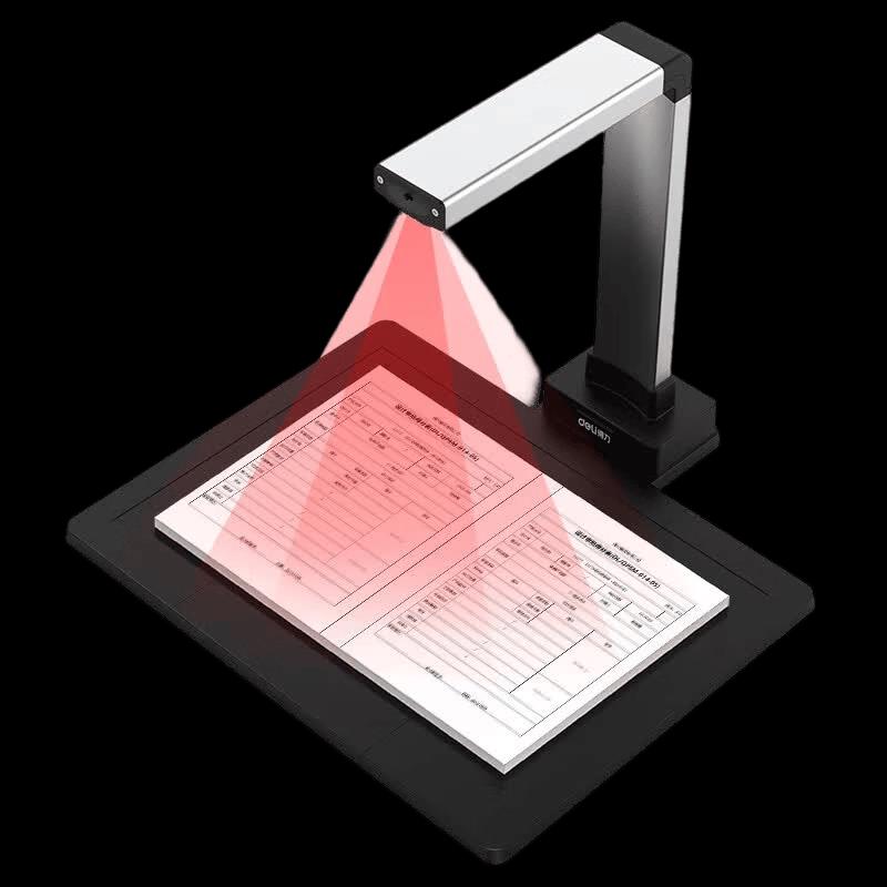 Deli 12MP A4 High-Speed Document Camera Scanner CN Plug (adapter Included)