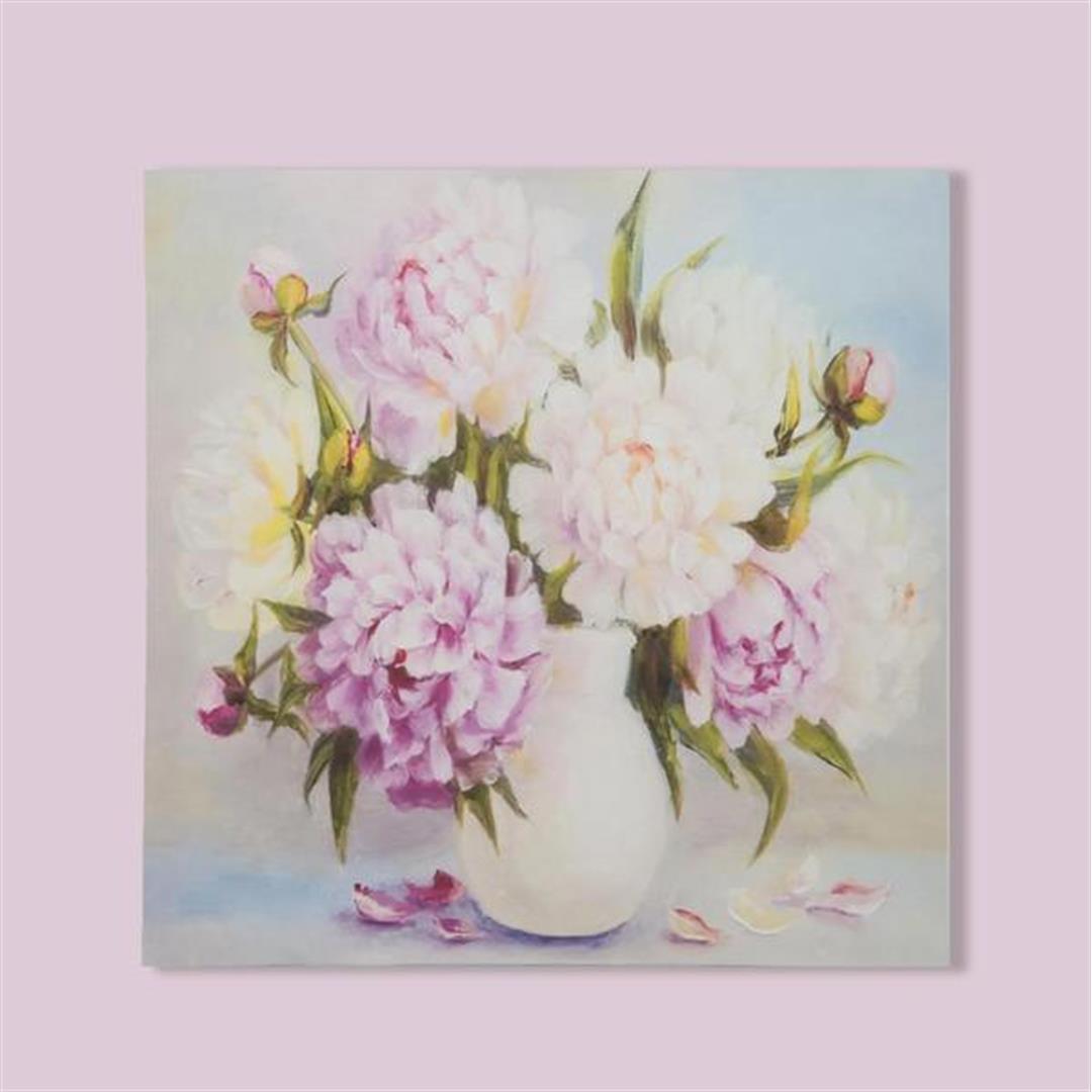 

Картина на холсте QArt Цветы– 50x50 см