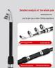 43cm Portable Mini Telescopic Lure Fishing Rod Set for Beginners