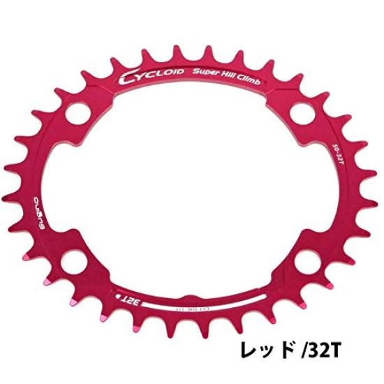 Sugino Chainring Red 32T [CY4-SHC] (Multi-stage)