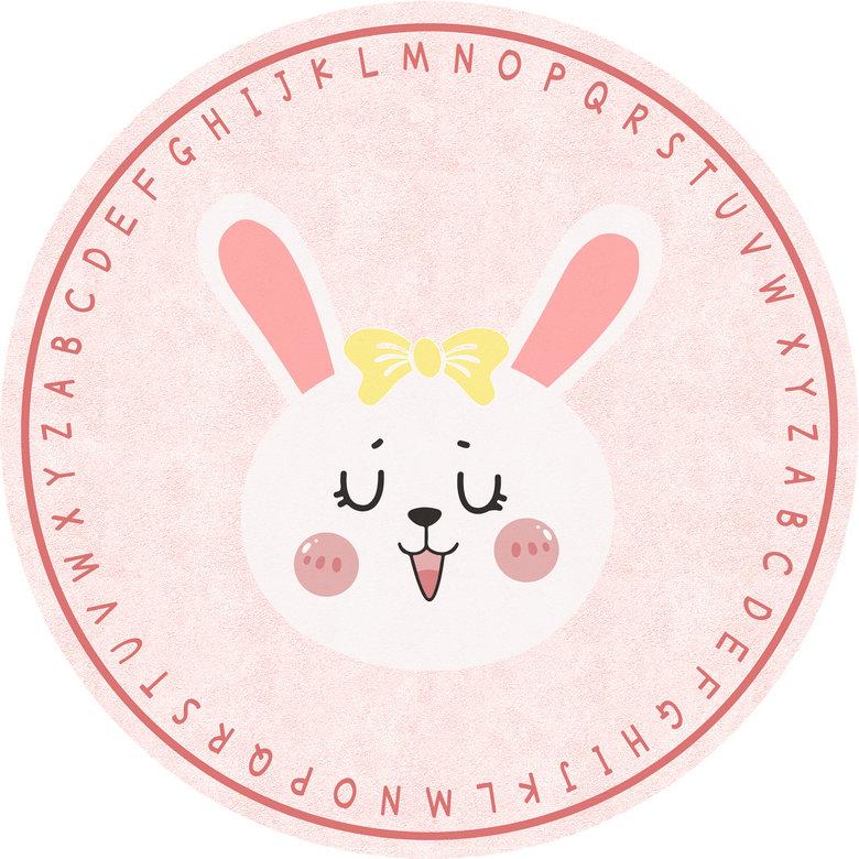 Cartoon Round Rugs for Living Room Fluffy Soft Plush Carpet Thickened Kids Bedroom Floor Mat Study Decor