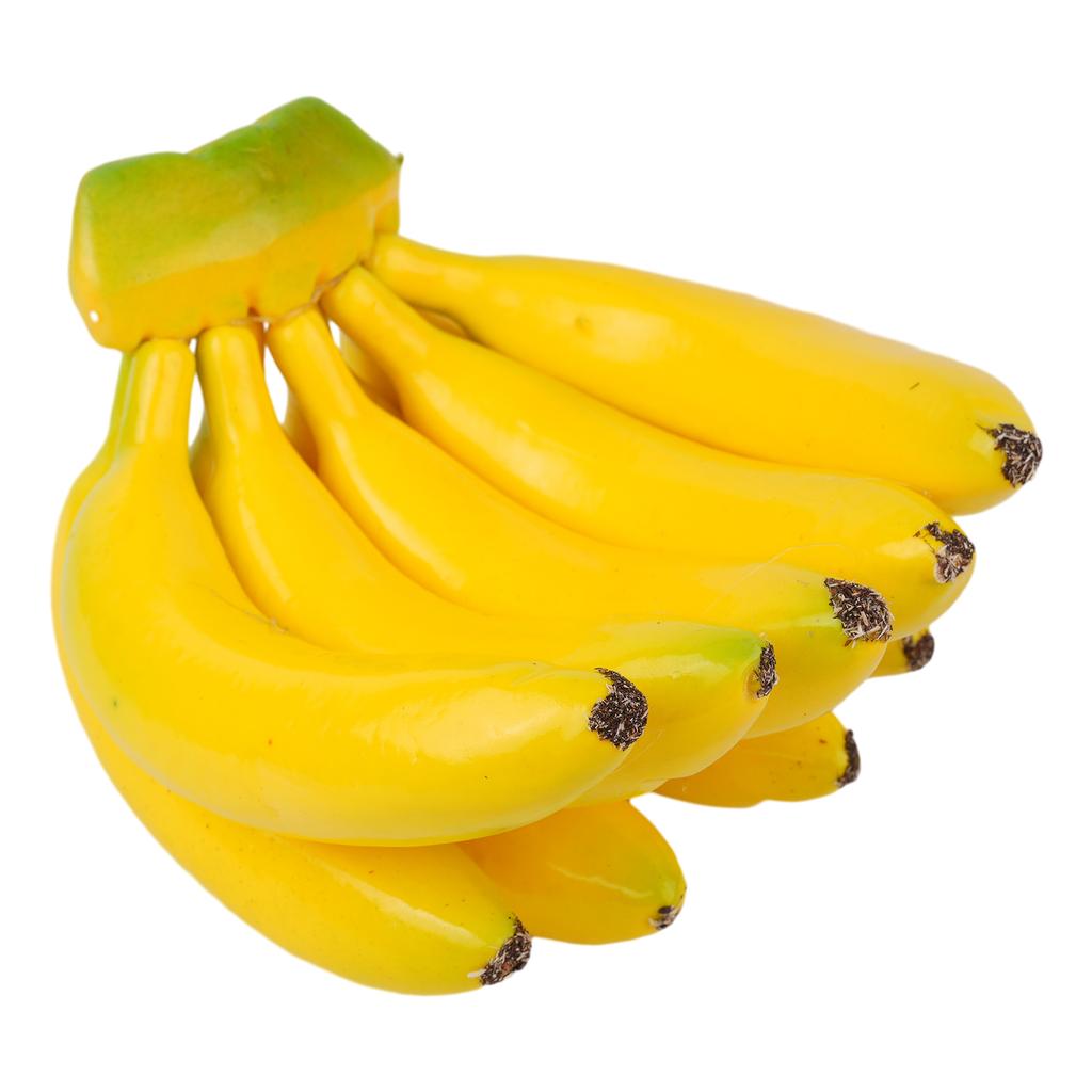 Yellow Artificial Banana Fake Fruit Foam Plastic Model