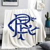 1PC Rangers Badge Print Flannel Blanket, High Quality All Seasons, Home Decor, Warmth and Comfort, Perfect for Christmas Gifts