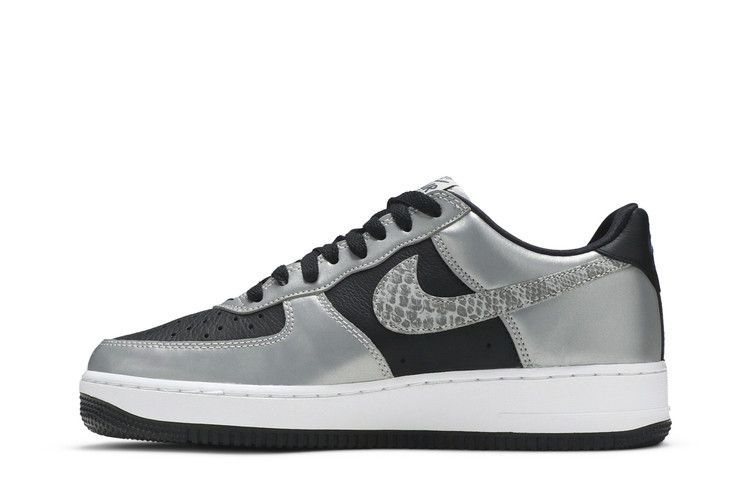 Men's Sneakers Nike Air Force 1 Low Silver Snake (2021) Black/Silver-Black