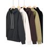 Retro Heavyweight Sweatshirt for Men, Autumn and Winter Style, Fleece-Lined, Thickened, Hooded Pullover, Export Quality, Warm Trendy Brand Jacket