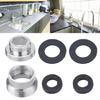 2Pcs Sink Faucet Adapter 22mm to 16mm Tap Aerator Connector Water Hoses Adapter