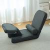 Folding Floor Chair with Headrest Back 15 Gear Adjustment Floor Sofa Lounger Sofa for Living Room Bedroom University Student