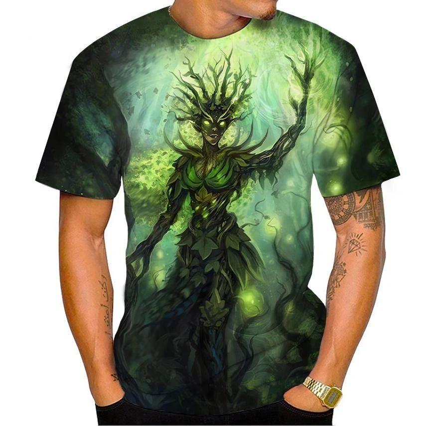 

Летняя модная мужская футболка с 3D-принтом, изображением головы, интересная футболка Harajuku Vintage O-Collar с короткими рукавами и топом размера плюс 6XL