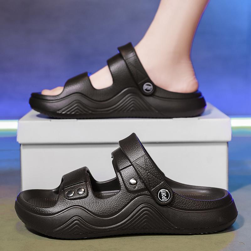 Men's Sandals New Large EVA Platform Slipper Men's Beach Shoes Light Fashion Casual Punk Sandals Men's Shoes Slides