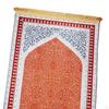 Classic Islamic Praying Mat Polyester Embroidered Wedding Decor Rectangular Velvet Prayer Rug for
