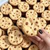 Building Blocks Crackling Cookie Squishy Toy Sound Effects Handmade Ball  Office Desk Toy