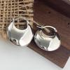 2025 Vintage Gold Big Ball Bag Earrings for Women Trendy Simple Earring  Prevent Allergy Party Accessories Birthday Gift