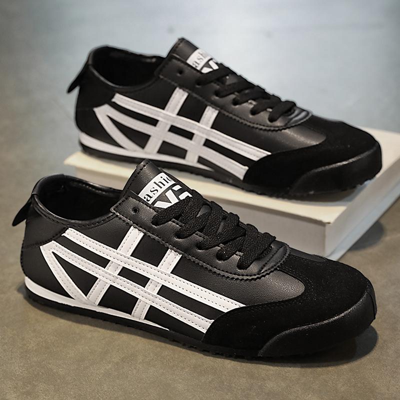 

Men s Classic Running Shoes Lace Up Flat Bottom Sports Shoes Soft Sole Walking Shoes Breathable Couple Casual Shoes Tennis Shoes 38 чорний