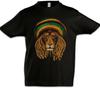 Rastafarian Lion III Kids Boys Kids Boys T-Shirt Rasta Jah Babylon Reggae Jamaica Africa