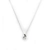 Altesse [F7110] - Silver Necklace 'Love Sweet Love' White
