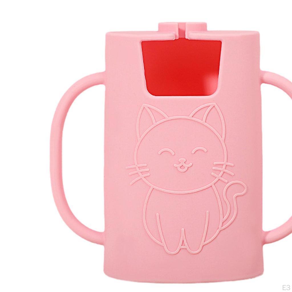 Jídlo a držák Pohodlný opakovaně použitelný kelímek na svačinu pro batole Nádoba na kapsičku