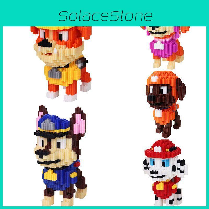 Paw Patrol Model Building Blocks For Decor And Collection Multiple Cute Styles Available
