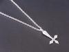GRAND GALLERIA Silver 925 Handmade Inverted Cross Necklace Medium [GRAND GALLERIA] PDT-189 (55)