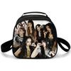 Trendy Crossbody Kpop Katseye Semicircle Lunchbox Thermal Insulation Food Lunch Bag 3D Printed Insulated Handbags Ice Bags